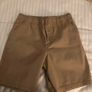 Wonder Nation Boys Khaki Flat Front Shorts